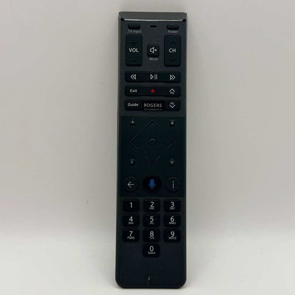 Rogers Ignite TV Remote Control XR15-70 Voice Activated Black